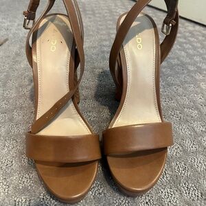 ALDO Brown Heeled Beauties